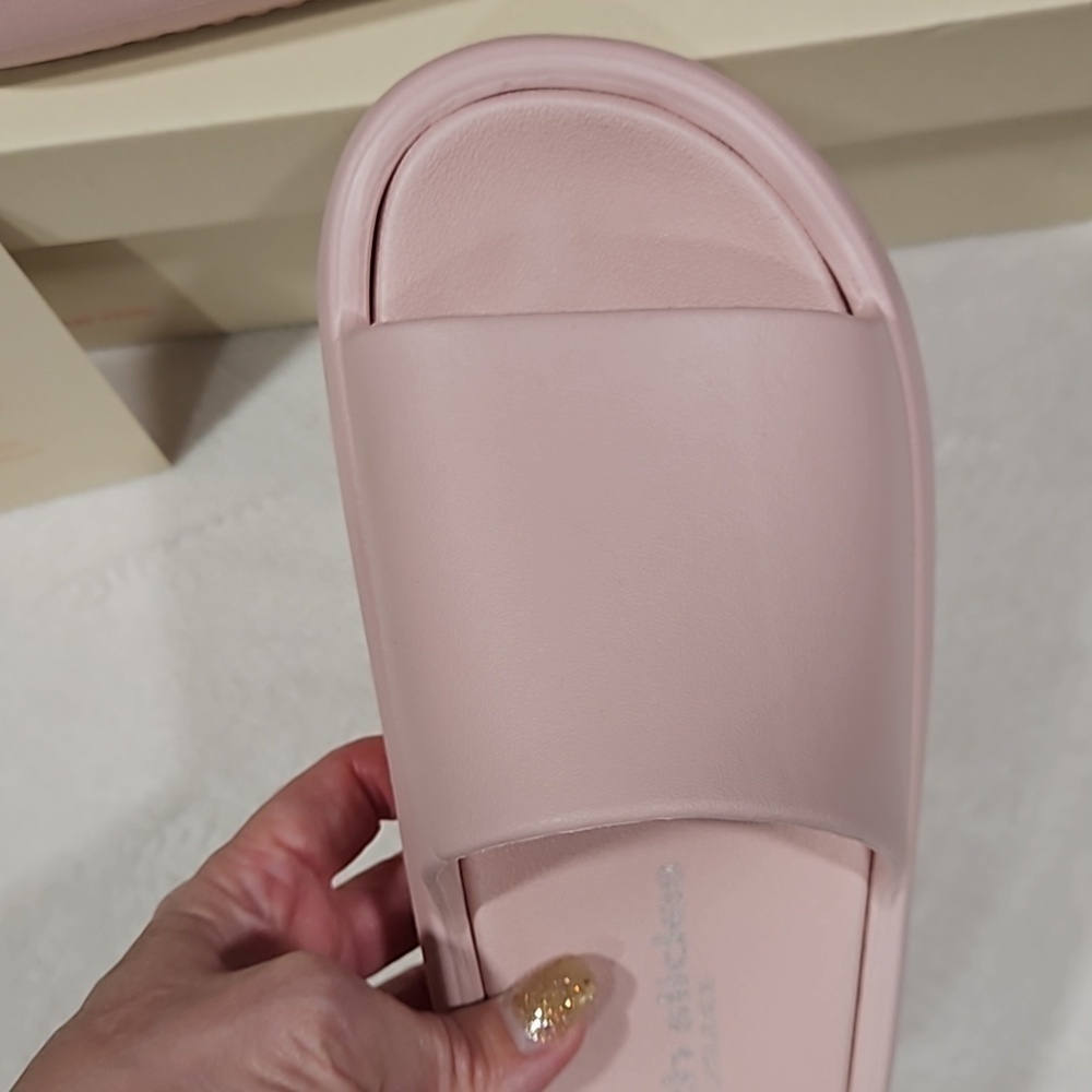 J SLIDES Soft Pink Eva Squish Beach Slides Women's NIB Size 8 - Picture 6 of 9